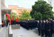 努力学习是一个人的成功基础，八维学子举行考前动员大会